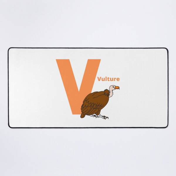 Item preview, V for Vulture - Alphabet and Animals designed and sold by CherieTree.