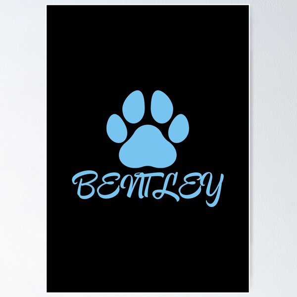 Item preview, Blue Dog Name Bentley  designed and sold by Foofighter01.