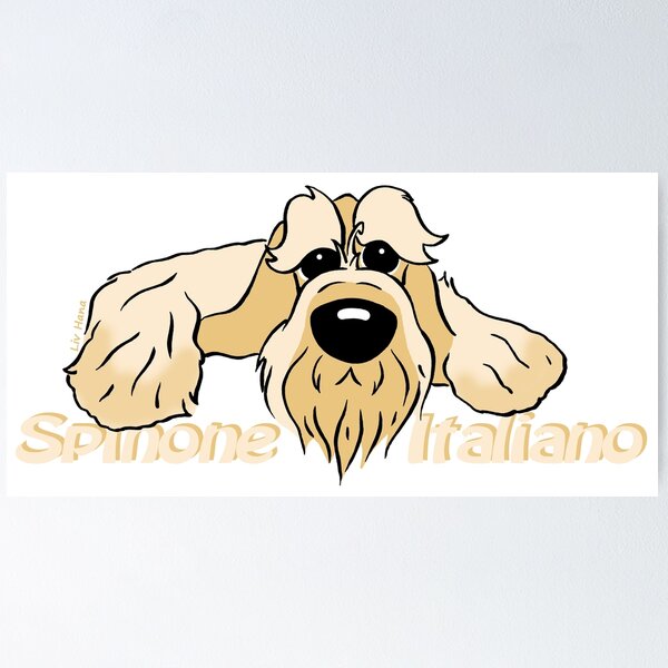 Item preview, Cute, blond Spinone Italiano designed and sold by LivHana.
