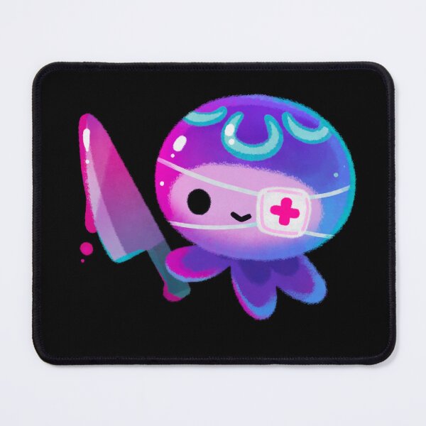 Item preview, Hermit crab - pink / knife jellyfish designed and sold by pikaole.