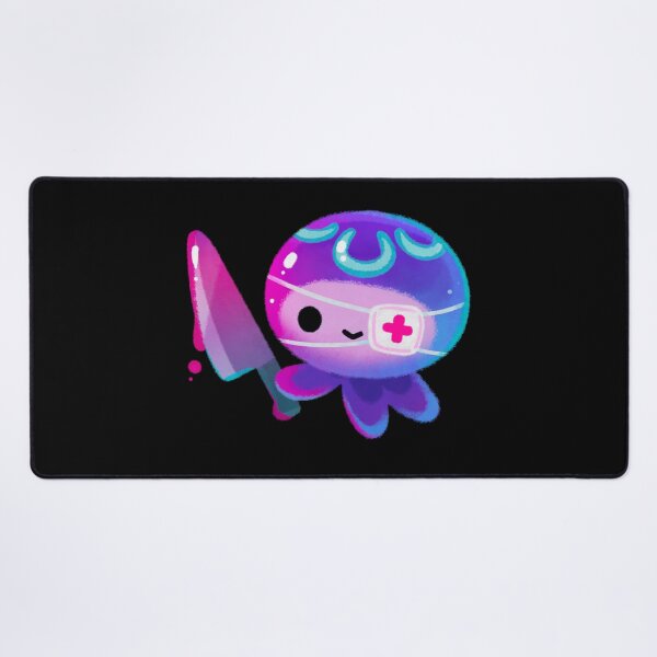 Item preview, Hermit crab - pink / knife jellyfish designed and sold by pikaole.