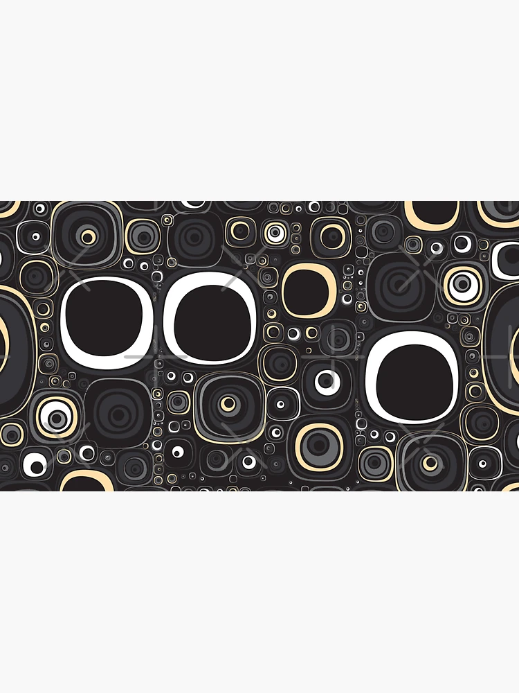 Thumbnail 3 of 3, Cap, Abstract Rounded Square Multicolored Pattern designed and sold by risingrocket.