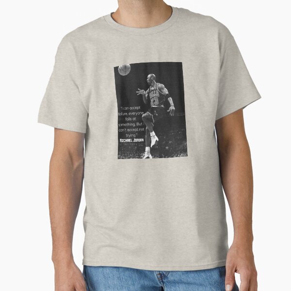 Vista previa del artículo con la obra «Cita motivacional de Michael Jordan», diseñado y vendido por MaxaHerTer.