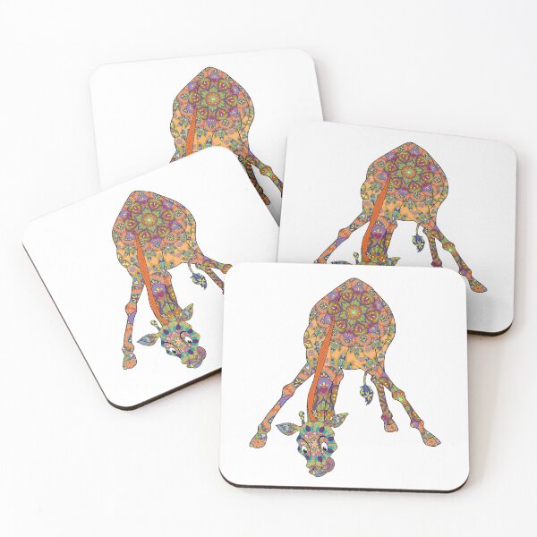 Item preview, Beautiful giraffe mandala designed and sold by Viv Ainslie.
