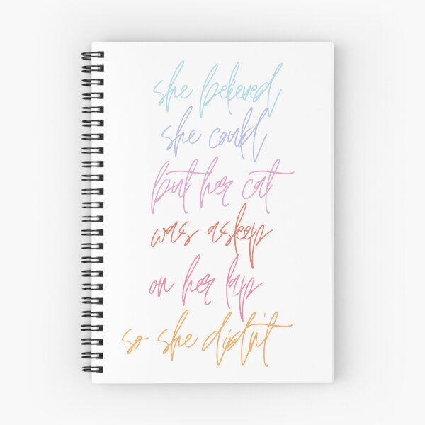 Item preview, She Believed She Could, She Believed She Could But Her Cat Was Asleep On Her Lap So She didn't designed and sold by redsh2564.