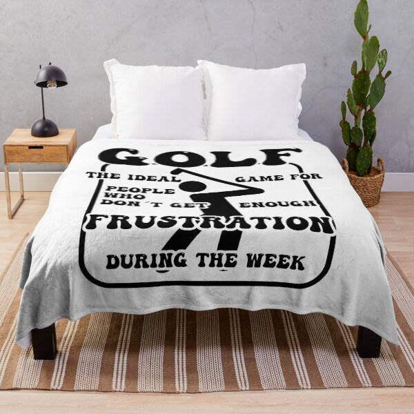 Item preview, golf frustration black designed and sold by frankuffmann.