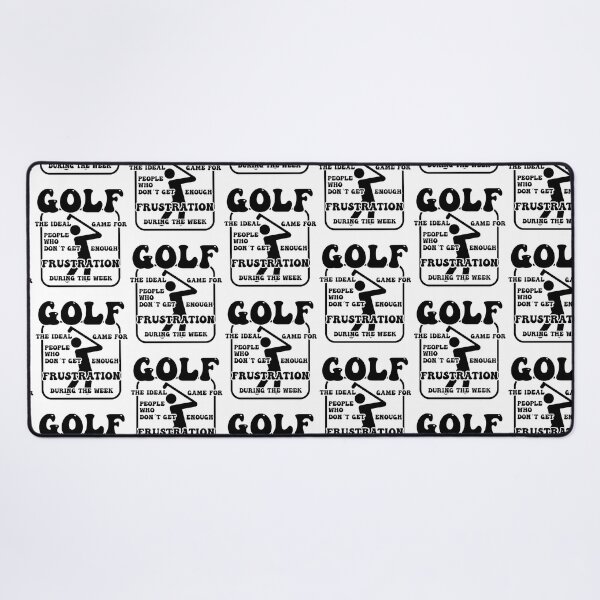 Aperçu de l'œuvre golf frustration noir créée et vendue par frankuffmann.