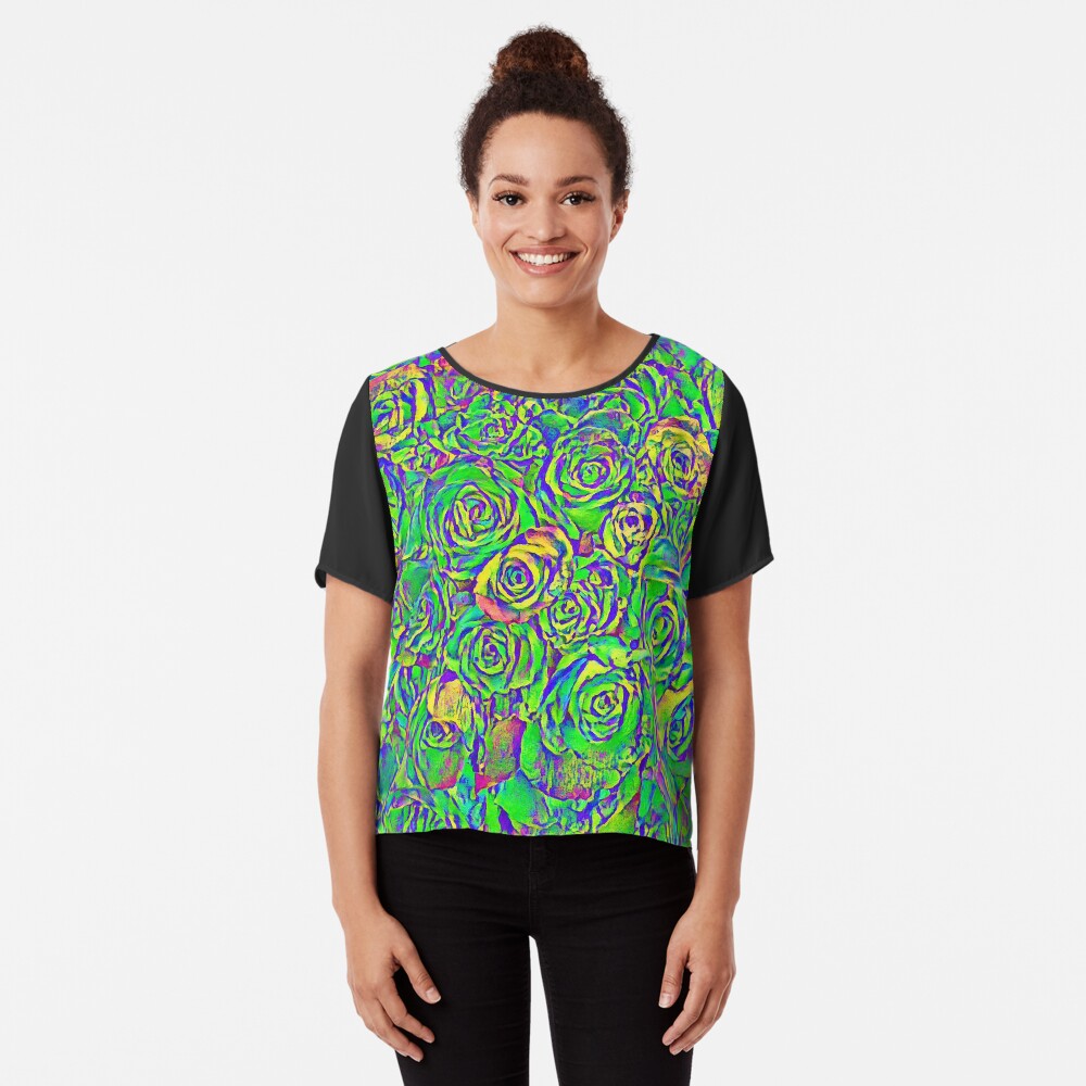 Roses Chiffon Top