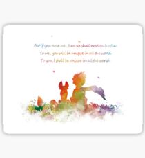 Little Prince Fox Sticker