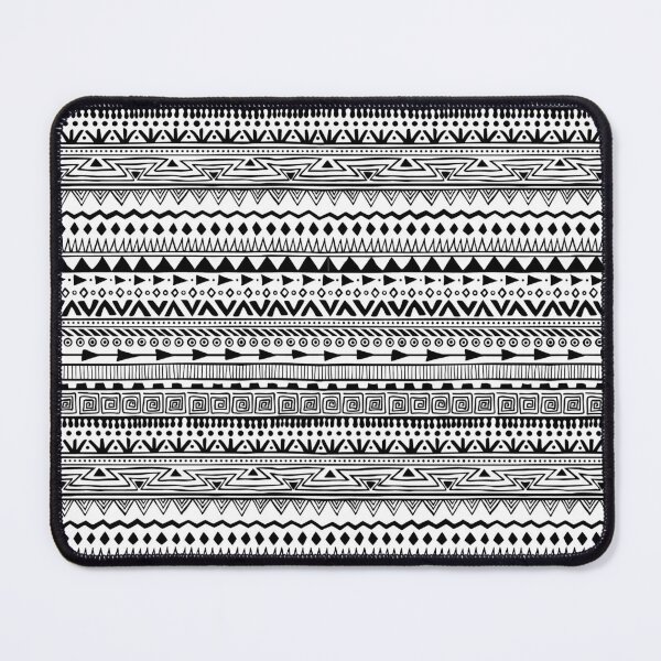 Item preview, Black and white ethnic pattern designed and sold by LaPetiteBelette.