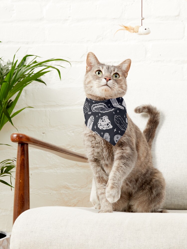 Thumbnail 3 of 6, Pet Bandana, Crystal Collection: Moonstone designed and sold by Camille Chew.