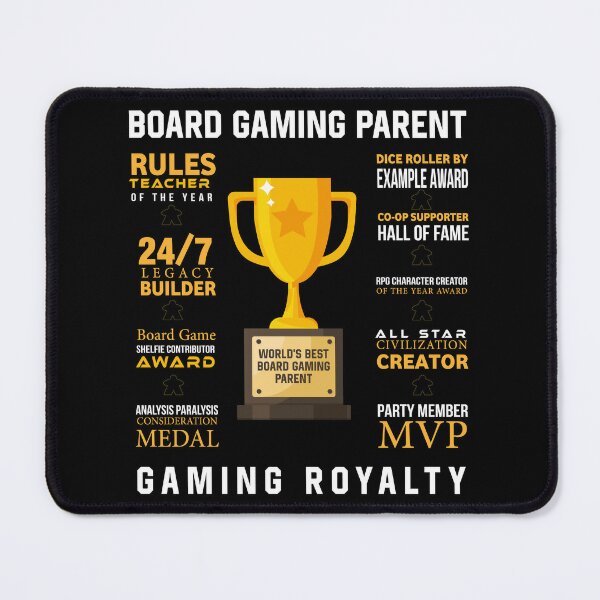 Board Gaming Parent Royalty - Board Game Inspired Graphic - Tabletop Gaming  - BGG - Fathers & Mothers Day | Poster