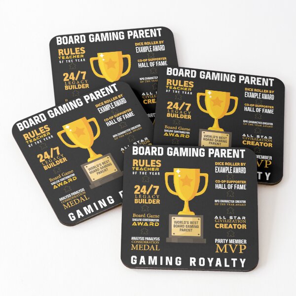 Board Gaming Parent Royalty - Board Game Inspired Graphic - Tabletop Gaming  - BGG - Fathers & Mothers Day | Poster