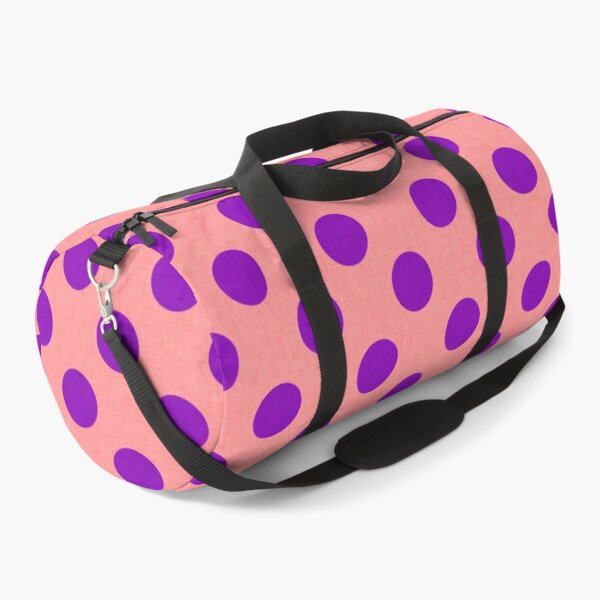 Item preview, Purple on Coral Big Dots | Cherie's Art designed and sold by CheriesArt.
