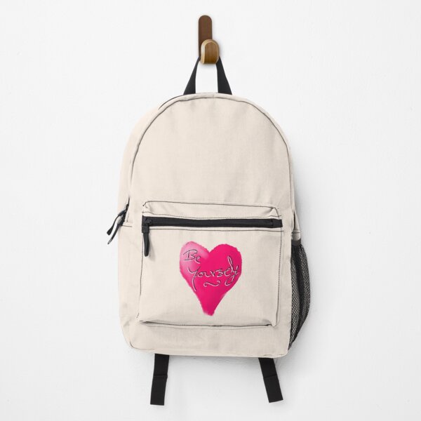 Item preview, Be Yourself Heart Slogan designed and sold by DuckvilleStudio.