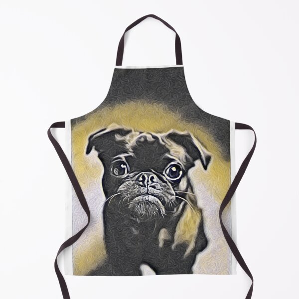 Item preview, Realistic Portrait Puppy Pug Life Fine Art designed and sold by TheWildFlix.