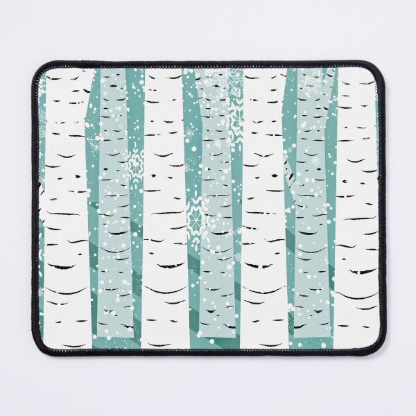 Item preview, Frosted birch forest designed and sold by LaPetiteBelette.