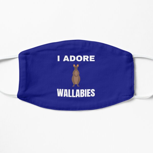 I adore Wallabies Flat Mask