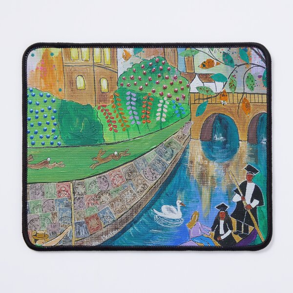 Item preview, Punting by Magdalen Bridge Oxford designed and sold by Casimirasart.