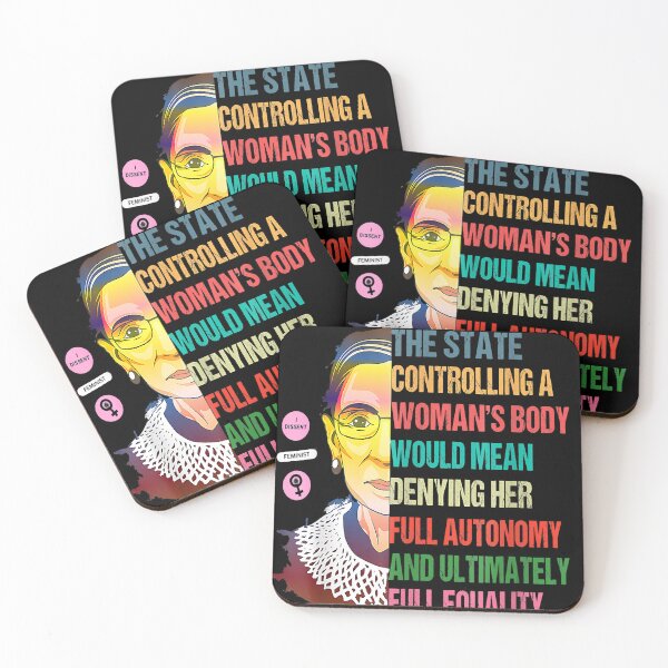 Item preview, Ruth Bader Ginsburg Pro Choice My Body My Choice Feminist designed and sold by JodyBoling.
