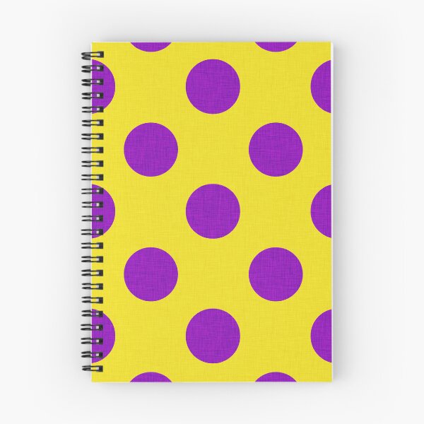 Item preview, Purple on Yellow Big Dots | Cherie's Art designed and sold by CheriesArt.