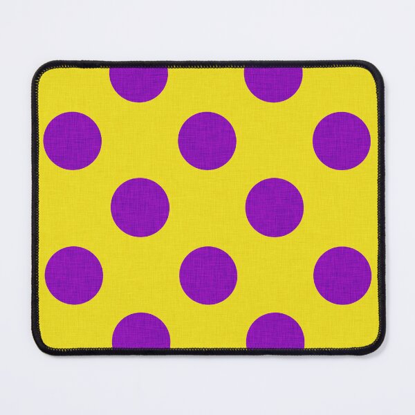 Item preview, Purple on Yellow Big Dots | Cherie's Art designed and sold by CheriesArt.
