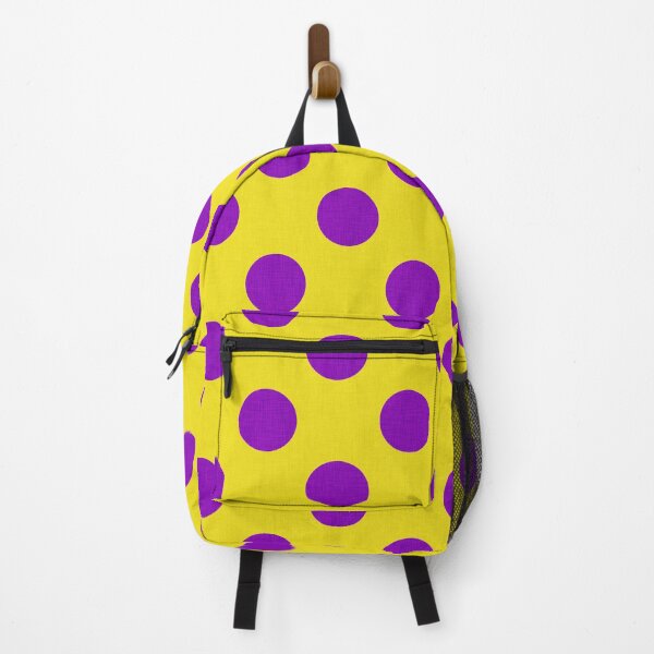 Item preview, Purple on Yellow Big Dots | Cherie's Art designed and sold by CheriesArt.