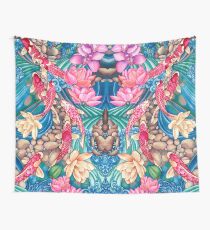 Koi Pond Wall Tapestry