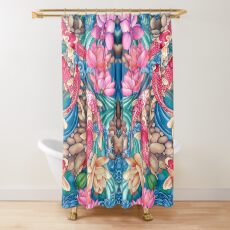 Koi Pond Shower Curtain
