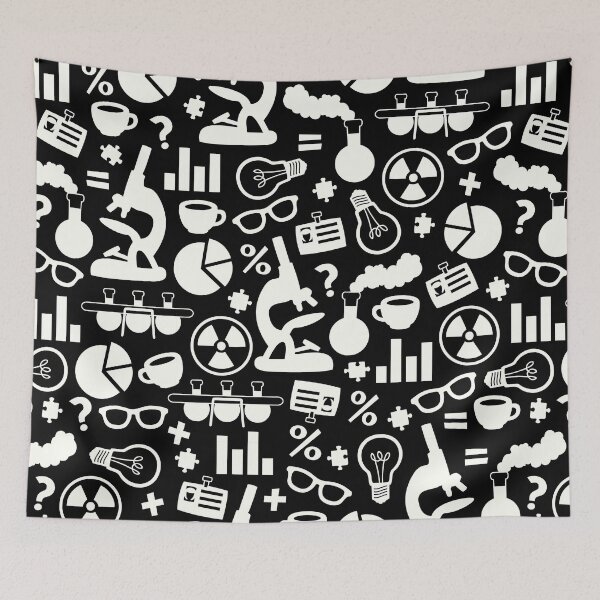 Item preview, Crazy Science Pattern designed and sold by XOOXOO.