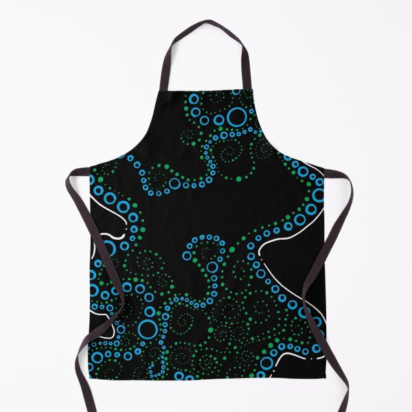 Item preview, Boundless Bubbles Blue Green Abstract designed and sold by that5280lady.