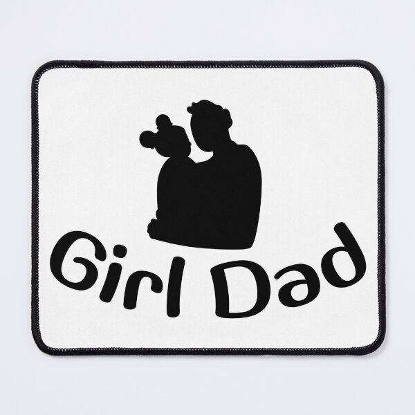 Item preview, girl dad hug daughter black silhouette  designed and sold by Randa Ranmania.