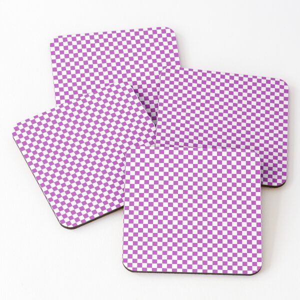 Item preview, Checkerboard - Purple and White designed and sold by DuckvilleStudio.