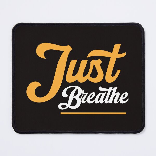 Item preview, Just Breathe Classic Typography T-Shirts designed and sold by RaselStyleHub.
