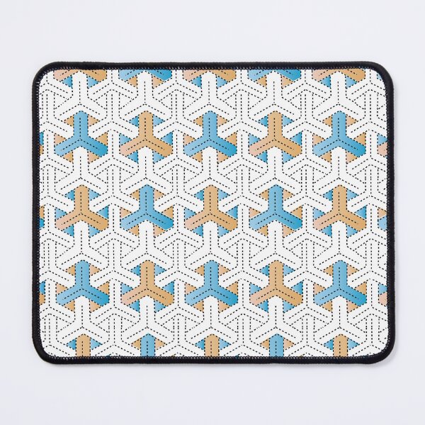 Item preview, Symbol 93 Bishamon kikkō in beige and sky blue. designed and sold by vincentbiollaz.
