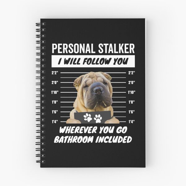 Item preview, Personal Stalker Dog – Shar Pei designed and sold by More Cute Dogs.