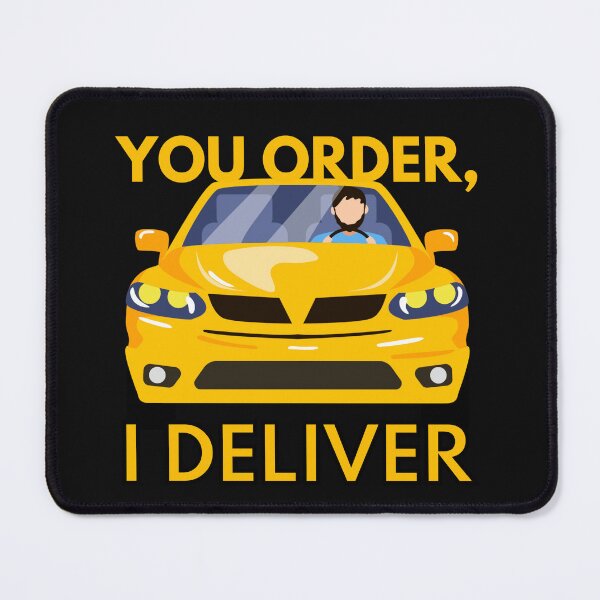 Item preview, You Order I Deliver Yellow Car | Delivery Driver Service Appreciation designed and sold by deliverylife.