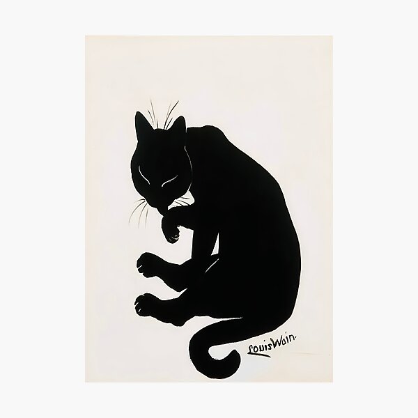 Item preview, Cat by Louis Wain designed and sold by WonderweissStudio.