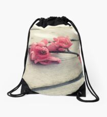 Apple blossom Drawstring Bag