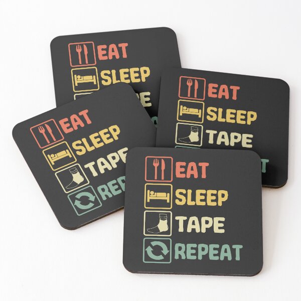 Item preview, Athletic Trainer Eat Sleep Tape Ankles Repeat designed and sold by richter74.