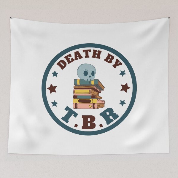 Item preview, Death By TBR - Stack of Books designed and sold by shmodev.