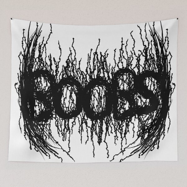 Item preview, BOOBS metal font designed and sold by SkullNote.