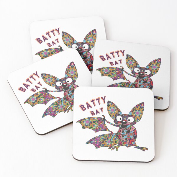 Item preview, Completely batty bat mandala designed and sold by Viv Ainslie.