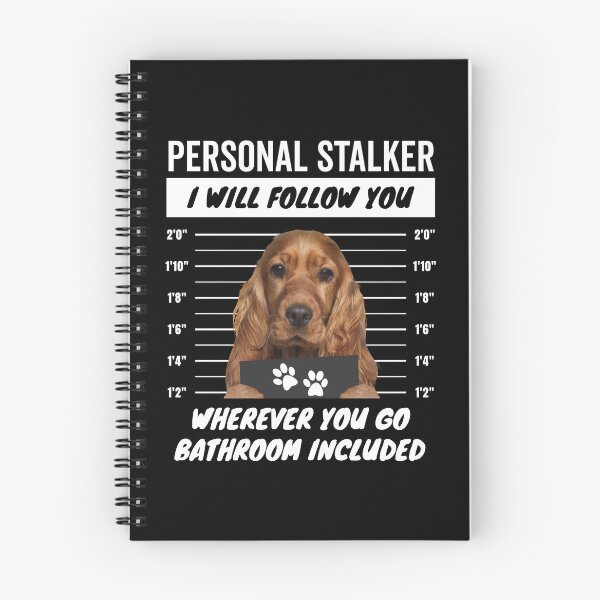 Item preview, Personal Stalker Dog – English Cocker Spaniel designed and sold by More Cute Dogs.