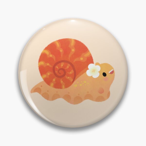 Item preview, Snail and small flowers designed and sold by pikaole.