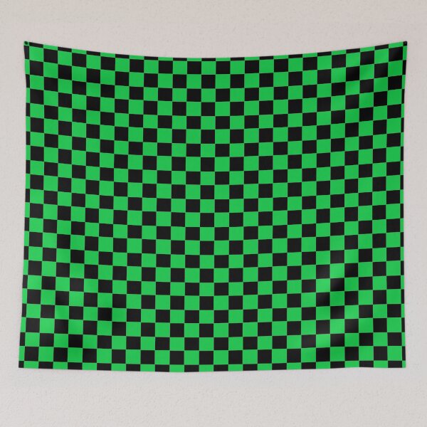 Item preview, Checkerboard - green and black designed and sold by DuckvilleStudio.