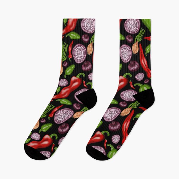 Item preview, Peppers and Onions Black designed and sold by LadyTaneli.