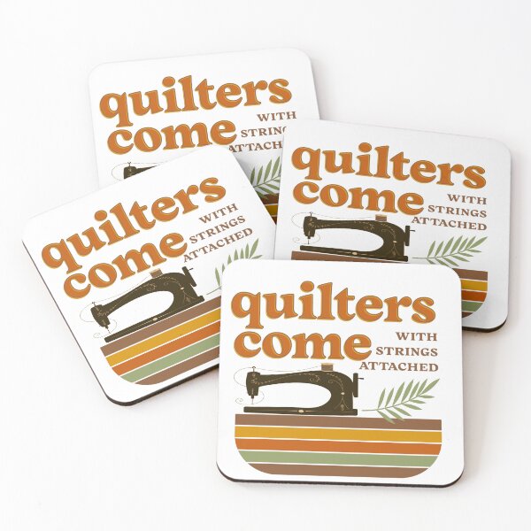 Item preview, quilters come with strings attached designed and sold by Aidaros.