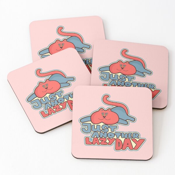 Item preview, Just another lazy day. Cute cat lying on the floor and relaxing. designed and sold by Boogosh.