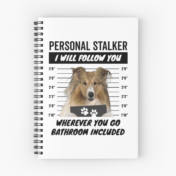 Item preview, Personal Stalker Dog – Rough Collie designed and sold by More Cute Dogs.